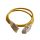 Legrand 051550 Cat.6a S/FTP patchkábel, sárga, 4x2 eres, 0,5 m
