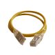 Legrand 051550 Cat.6a S/FTP patchkábel, sárga, 4x2 eres, 0,5 m