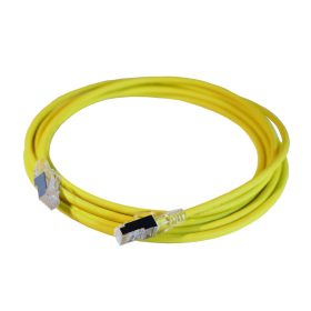   Legrand 051552 Cat.6a S/FTP patchkábel, sárga, 4x2 eres, 2 m