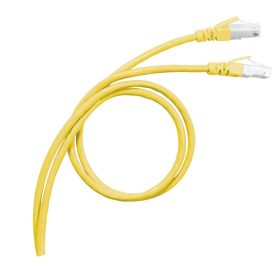  Legrand 051780 Cat.6a S/FTP patchkábel, sárga, 4x2 eres, 1 m