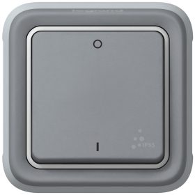   Legrand 069530 Plexo 55 Kétpólusú kapcsoló, 10 A, szürke