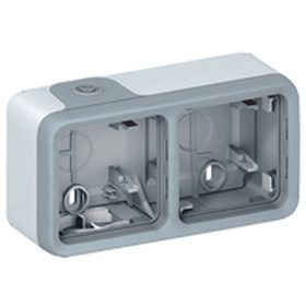   Legrand Plexo 55 069672 Falon kívüli Aljzat, Erős áram, szürke