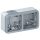 Legrand Plexo 55 069672 Falon kívüli Aljzat, Erős áram, szürke