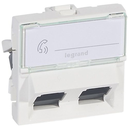 Legrand Program Mosaic 2 x RJ45 Cat.6 UTP 076504