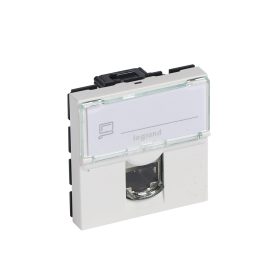   Legrand Program Mosaic 076554 Mechanizmus burkolatú Aljzat, UTP, Cat.5e, fehér