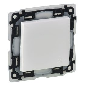   Legrand 752164 Valena Life Kétpólusú kapcsoló, 10 A, keret nélkül, fehér