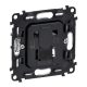 Legrand Valena InMatic 753044 Mechanizmus forma Aljzat, UTP, Cat.6A, fekete