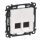 Legrand Valena Life 753149 Mechanizmus burkolatú Aljzat, STP, Cat.6A, fehér
