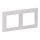 Legrand Valena Life 754002 Süllyesztett Keret, Kettes, fehér
