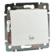 Legrand 774216 Valena Egypólusú nyomó, 10 A, keret nélkül, csengőjellel, fehér