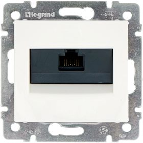   Legrand Valena 774230 Mechanizmus burkolatú Aljzat, UTP, Cat.5e, fehér