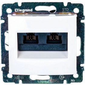   Legrand Valena 774231 Mechanizmus burkolatú Aljzat, UTP, Cat.5e, fehér