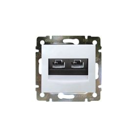   Legrand Valena 774233 Mechanizmus burkolatú Aljzat, FTP, Cat.6, fehér