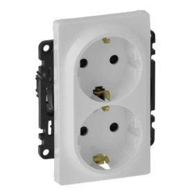   Legrand 774400 Valena Life Kettős csatlakozóaljzat, 16 A, fehér