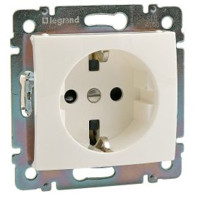   Legrand 774421 Valena Life Csatlakozóaljzat, 16 A, keret nélkül, biztonsági zsalus, fehér