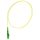 Fibrain Gold Pigtail, monomódosú 9/125, OS2, LC/APC, 2 m