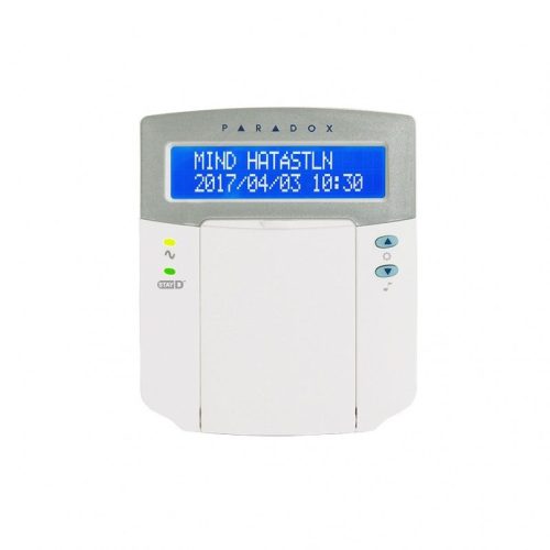 Paradox K32LCD+ tamperkapcsolóval LCD kezelő 