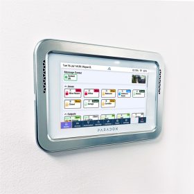   Paradox M25 K70MFPS - Ezüst előlap keret K70M-hez Érintőképernyős LCD kezelő