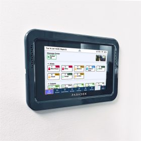   Paradox M25 K70MWB-G - Süllyesztő keret szürke K70M-hez Érintőképernyős LCD kezelő