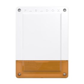   Paradox SR250 borostyán - Kültéri, Rádiós hang-fényjelző, fehér