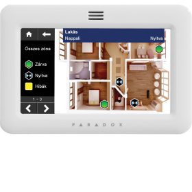 Paradox TM50 fehér Érintőképernyős LCD kezelő