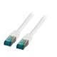 Cat.6a S/FTP patchkábel, fehér, 4x2 eres, 3 m