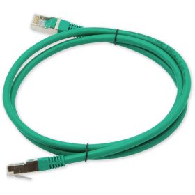 Cat.5e U/FTP patchkábel, zöld, 4x2 eres, 0,5 m