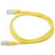 Cat.5e U/FTP patchkábel, sárga, 4x2 eres, 2 m