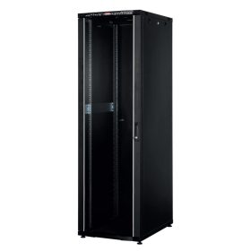 Lande LN-CK42U8080-BL Rackszekrény, 19", 42U, álló