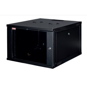 Lande LN-EUBOX09U5445-BL-1 Rackszekrény, 19", 9U, fali