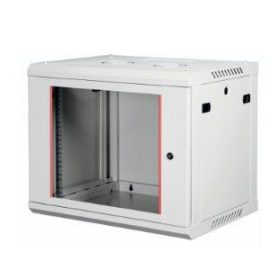 Lande LN-WB-06U6060-LG-A Rackszekrény, 19", 6U, fali