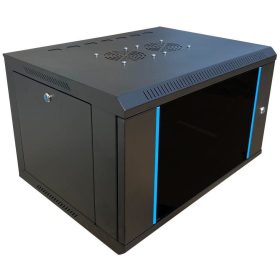 Techson Rackszekrény, 19", 6U, fali
