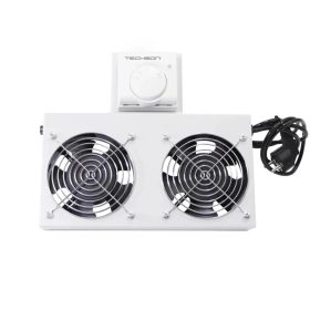   Techson Ventilátor modul, 2 ventilátor, analóg termosztát, 19