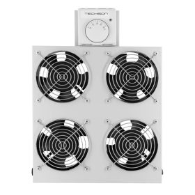   Techson Ventilátor modul, 4 ventilátor, analóg termosztát, 19