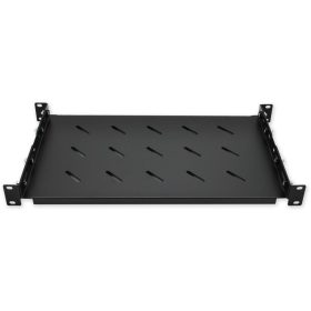  Techson rackszekrényhez Polc, Perforált, rögzítő fülek eltolhatók, 250 mm mély, 1U, 19