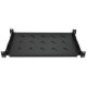 Techson rackszekrényhez Polc, Perforált, rögzítő fülek eltolhatók, 250 mm mély, 1U, 19