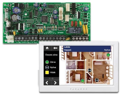 Paradox SP4000 + TM70W szett - 32 zónás, vezetékes központ szett