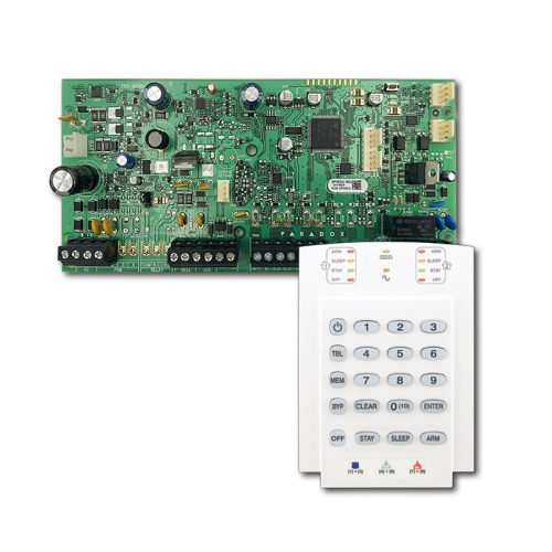 Paradox SP5500+ és K10V szett - 32 zónás, vezetékes központ szett