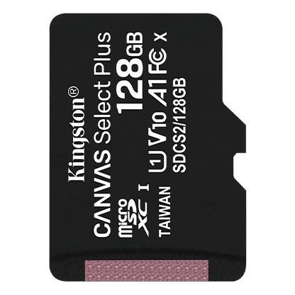 Kingston 128GB Canvas Select Plus Class 10 UHS-1 microSDXC (SDCS2/128GBS) memóriakártya