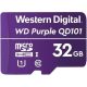 WD Purple 32GB QD101, Class 10 UHS-1 microSDHC memóriakártya