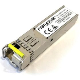 Fibrain, WDM SFP modul, CISCO kompatibils (sárga)