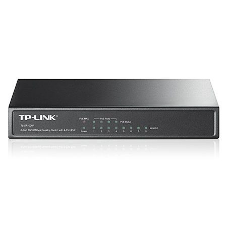 TP-Link switch TL-SF1008P 4 LAN + 4 PoE port