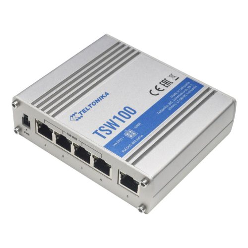 Teltonika ipari gigabites PoE switch TSW100