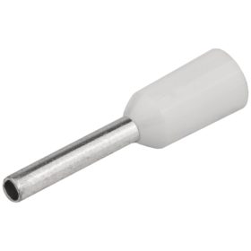   Tracon E050 Érvéghüvely, 0,75 mm², 14,6 mm, szigetelt, fehér, 100 db