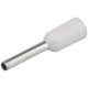 Tracon E050 Érvéghüvely, 0,75 mm², 14,6 mm, szigetelt, fehér, 100 db