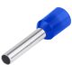 Tracon E118 Érvéghüvely, 2,5 mm2, 100 db/csomag, kék