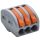 Tracon Csavar nélküli wago, 32 A, 0,75-4 mm2, 3 vezetékes
