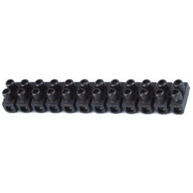 Tracon 12 tagú flexibilis sorkapocs, 16 A, 2,5 mm2, fekete