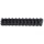 Tracon 12 tagú flexibilis sorkapocs, 16 A, 2,5 mm2, fekete