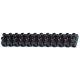 Tracon 12 tagú flexibilis sorkapocs, 16 A, 2,5 mm2, fekete